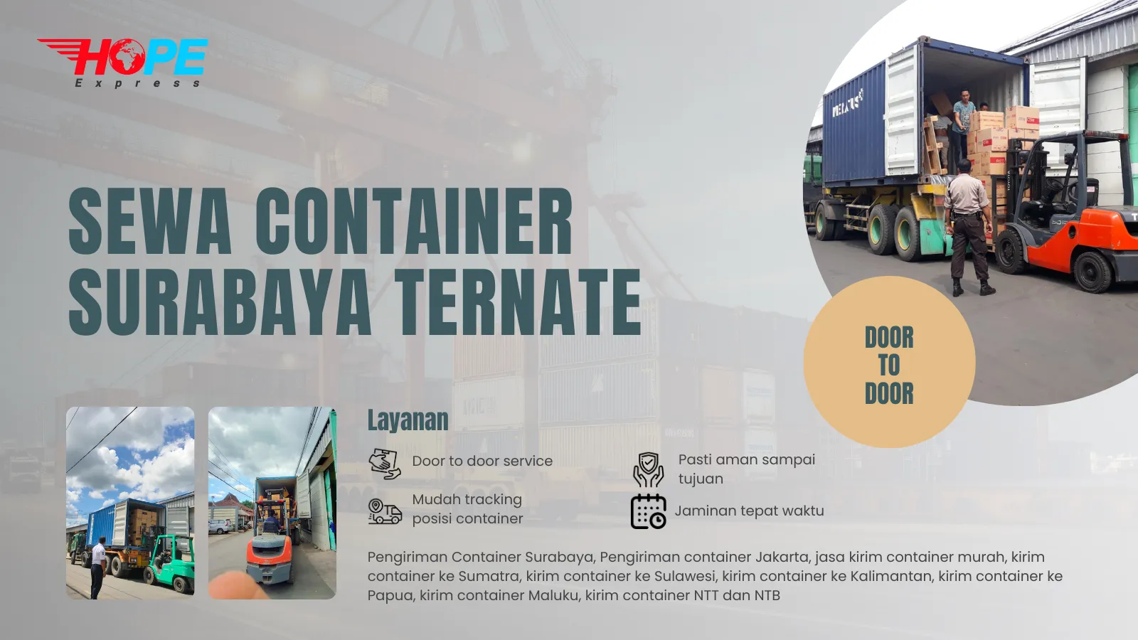 Sewa Container Surabaya Ternate