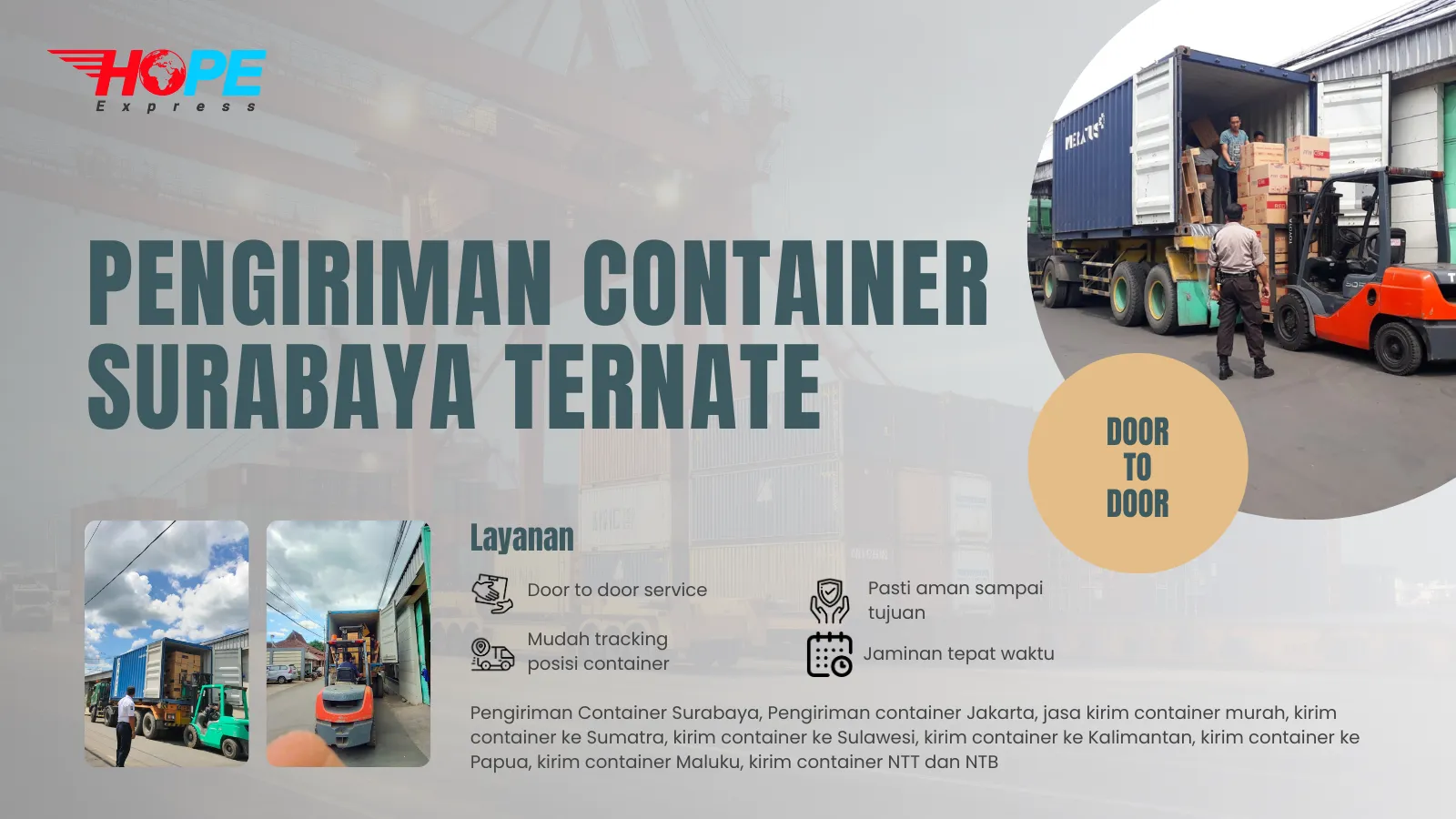 Pengiriman Container Surabaya Ternate