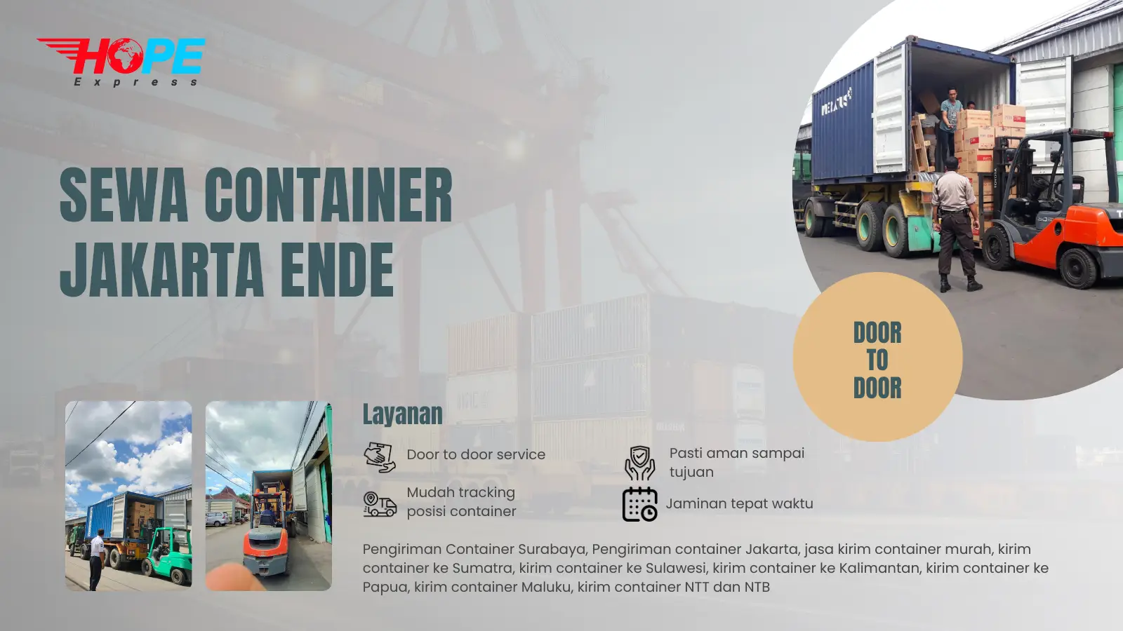 Sewa Container Jakarta Ende