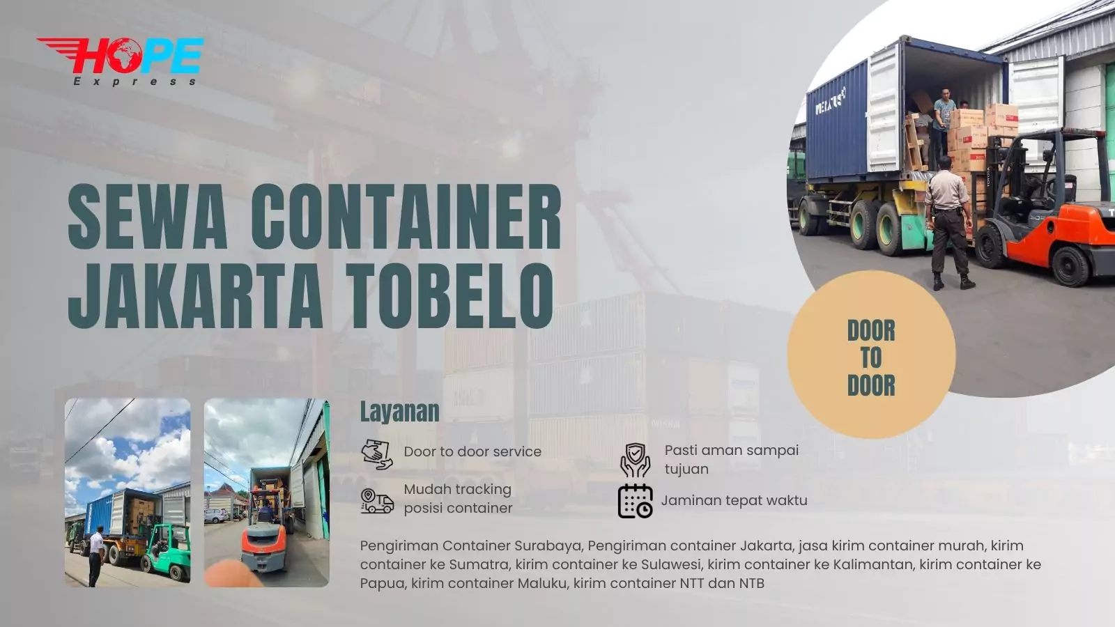 Sewa Container Jakarta Tobelo