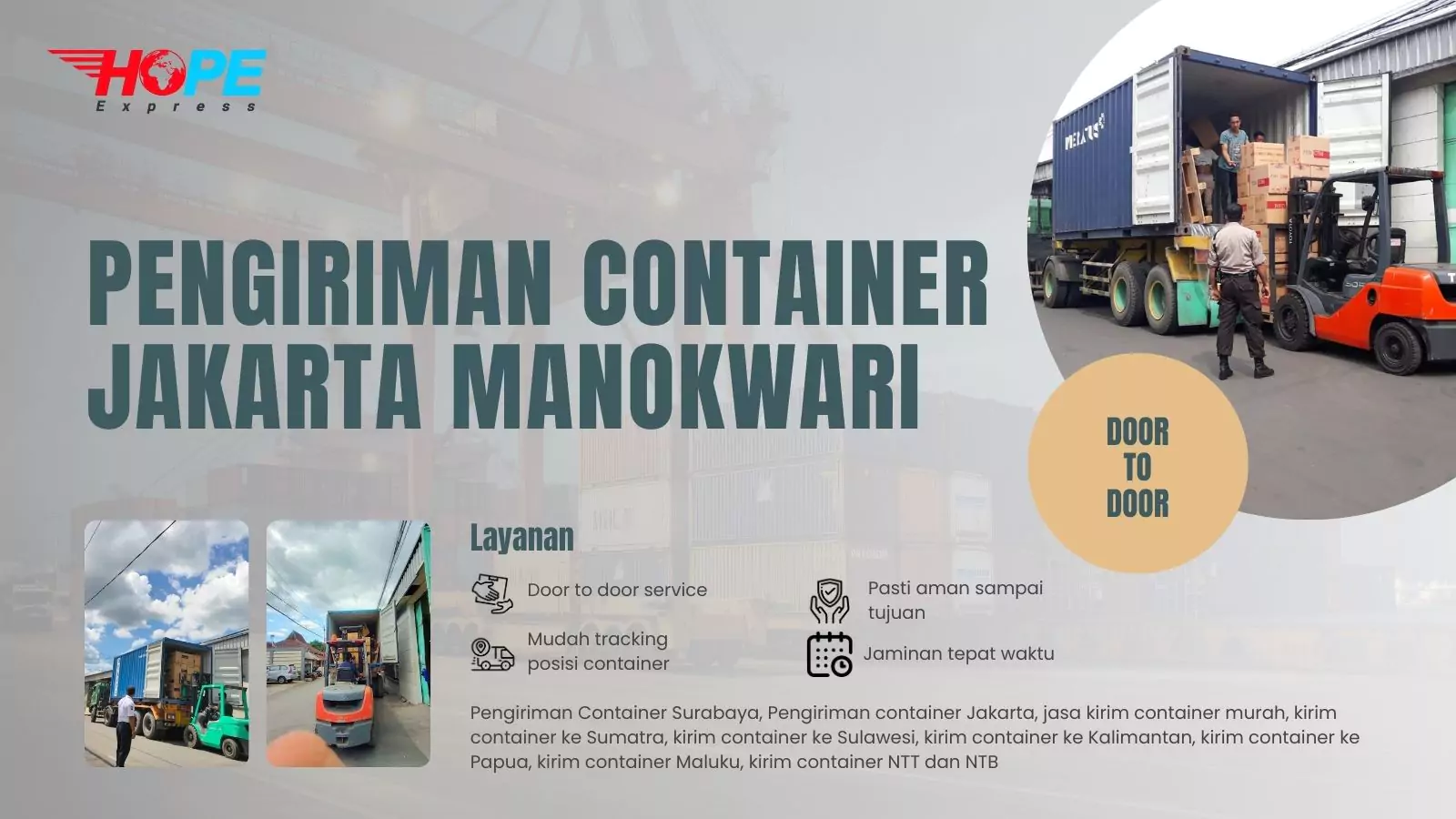 Pengiriman Container Jakarta Fakfak