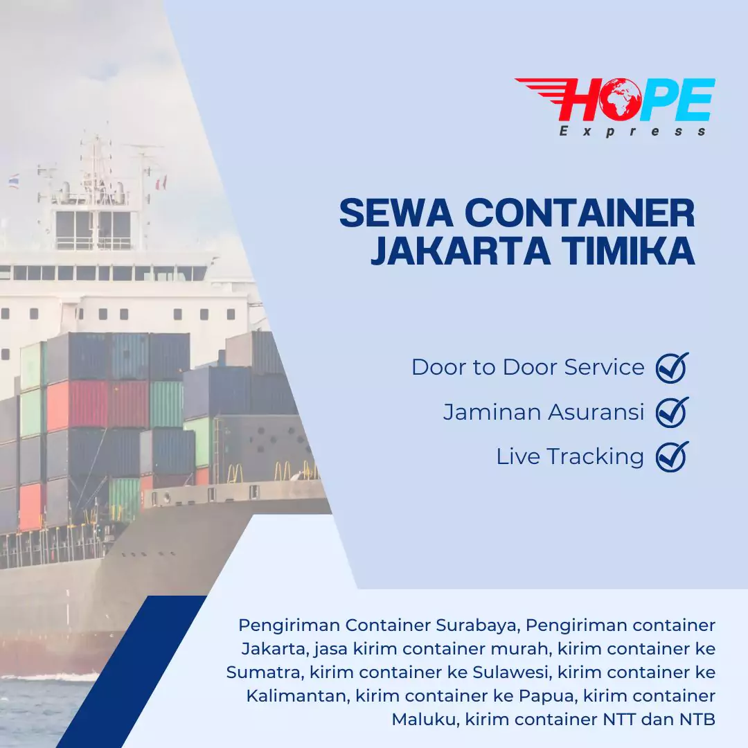 Sewa Container Jakarta Timika