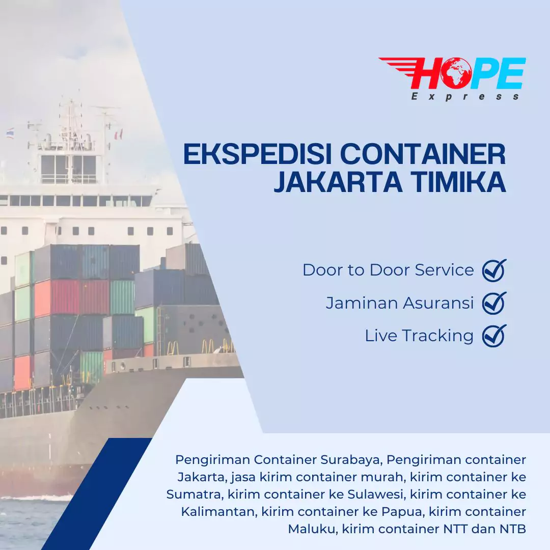 Ekspedisi Container Jakarta Timika