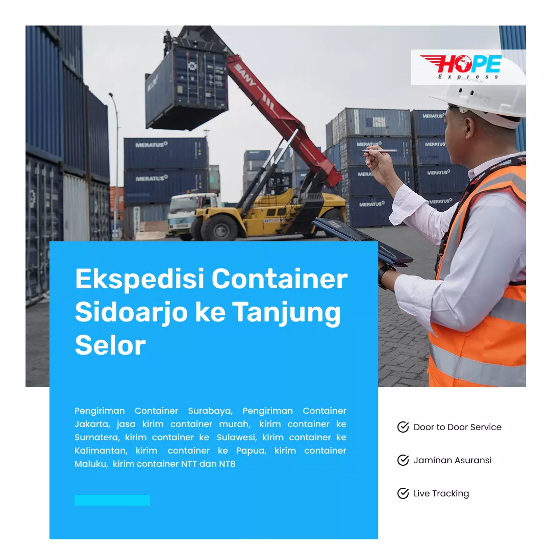Ekspedisi Container Sidoarjo ke Tanjung Selor