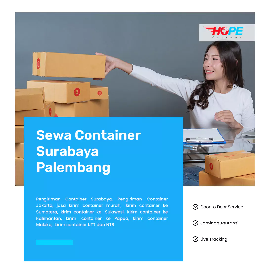 Sewa Container Surabaya Palembang