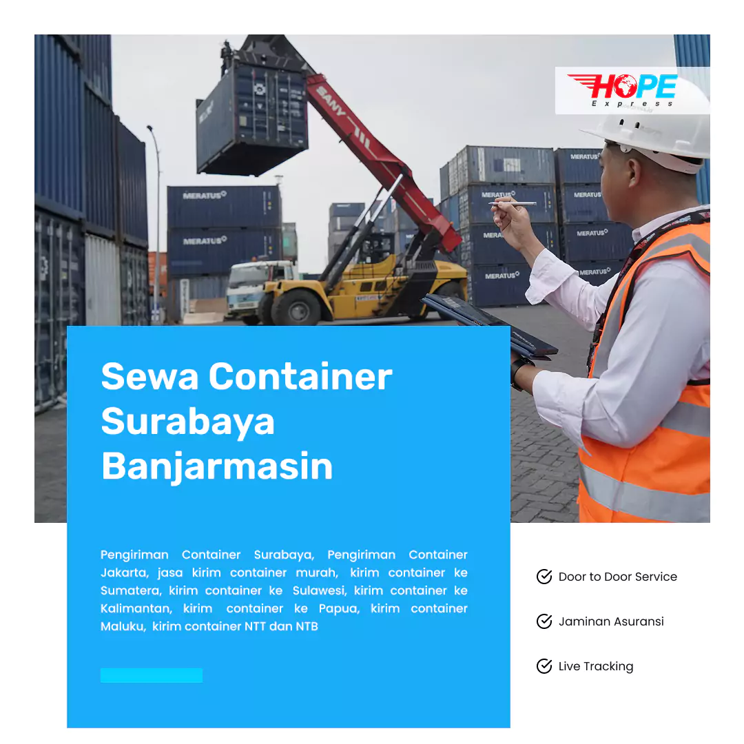 Sewa Container Surabaya Banjarmasin