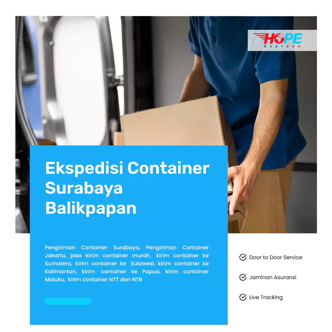 Ekspedisi Container Surabaya Balikpapan