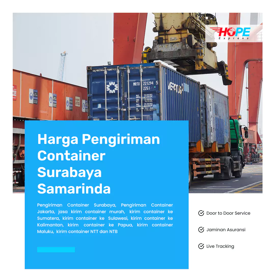 Harga Pengiriman Container Surabaya Samarinda