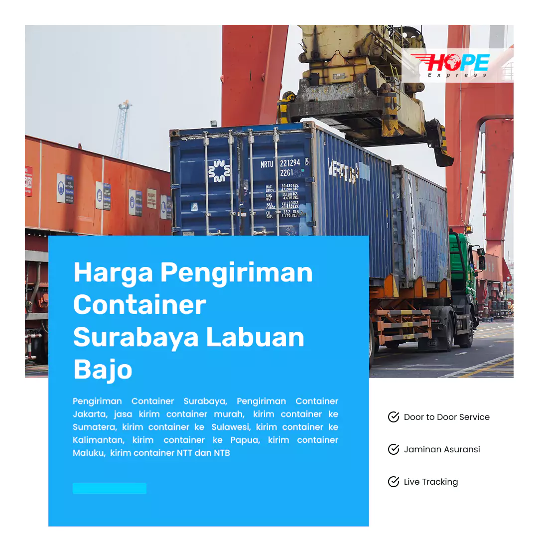 Harga Pengiriman Container Surabaya Labuan Bajo