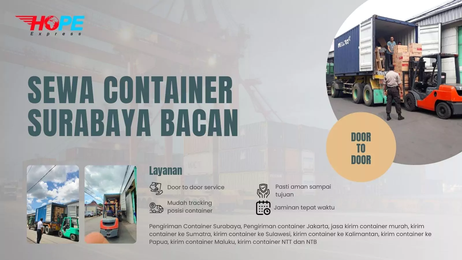 Sewa Container Surabaya Bacan
