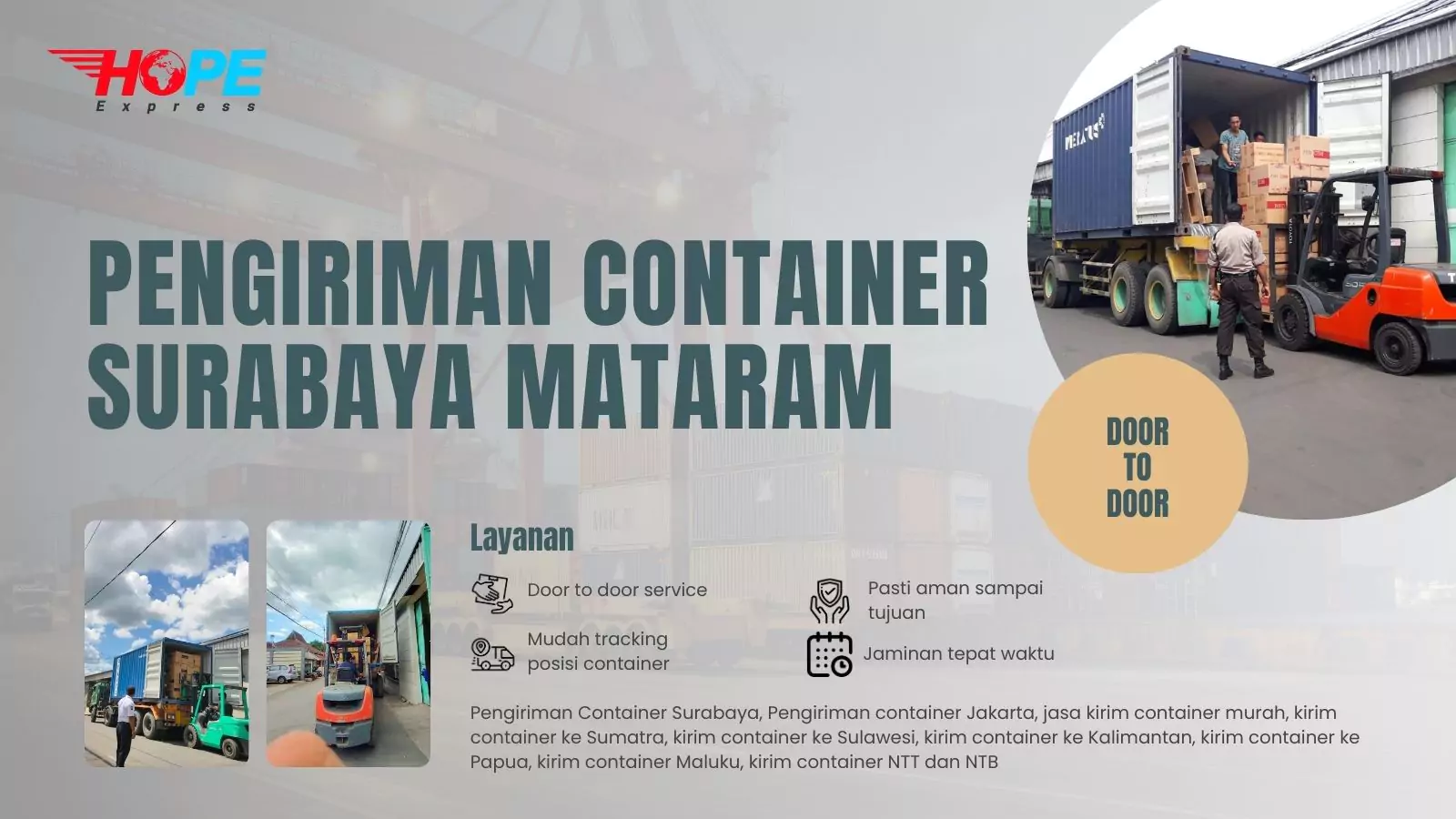 Pengiriman Container Surabaya Mataram