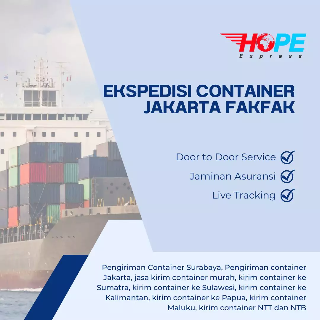 Ekspedisi Container Jakarta Fakfak