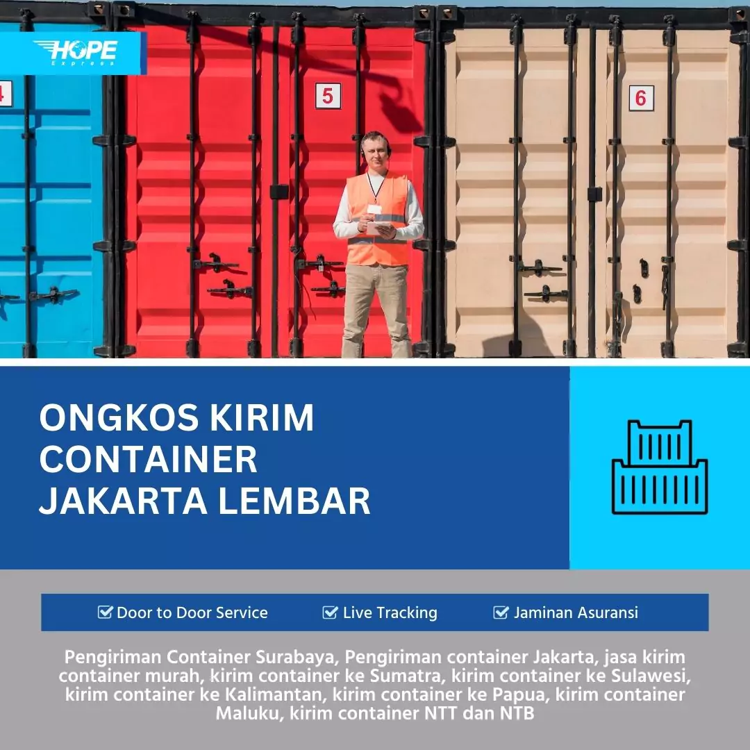 Ongkos Kirim Container Jakarta Lembar