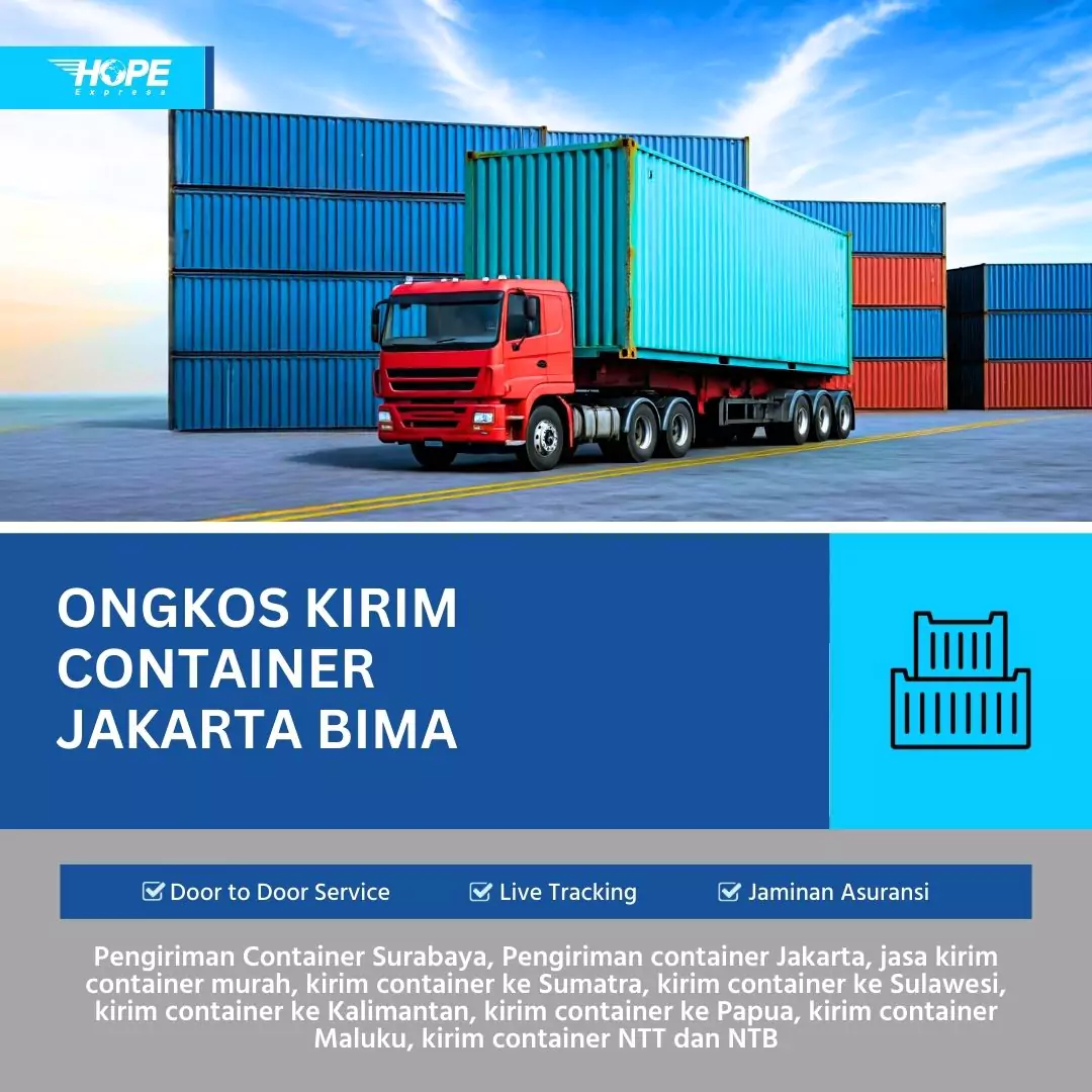 Ongkos Kirim Container Jakarta Bima