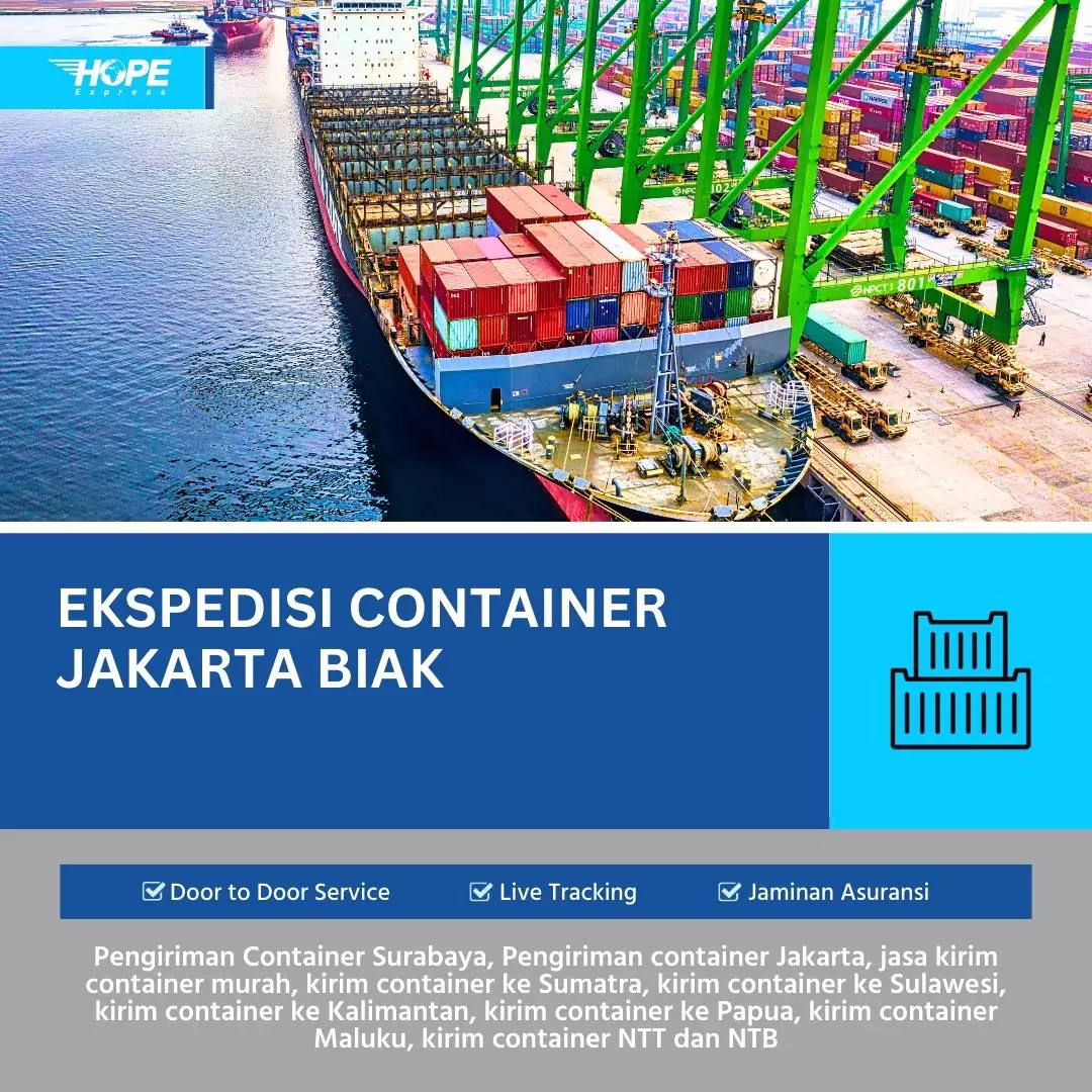 Ekspedisi Container Jakarta Biak