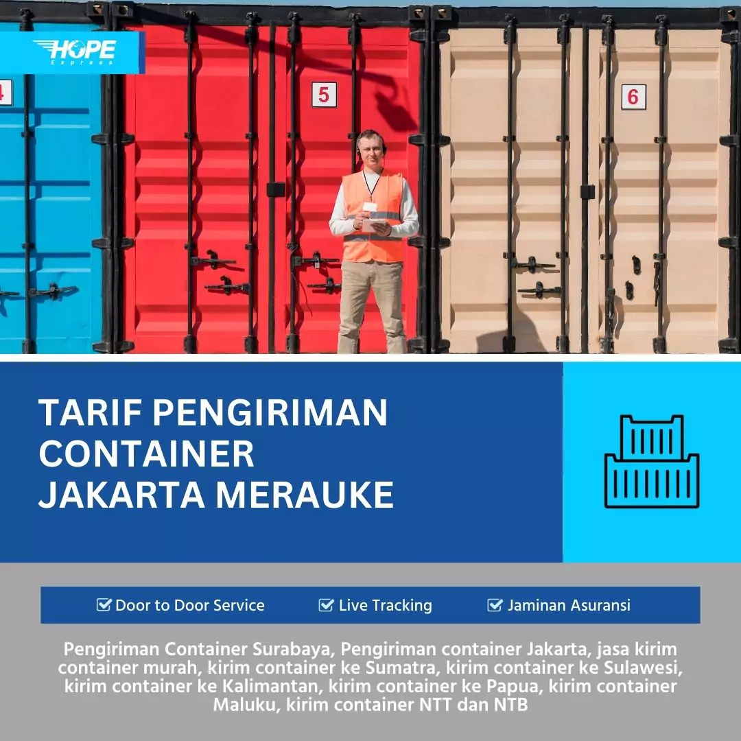 Tarif Pengiriman Container Jakarta Merauke