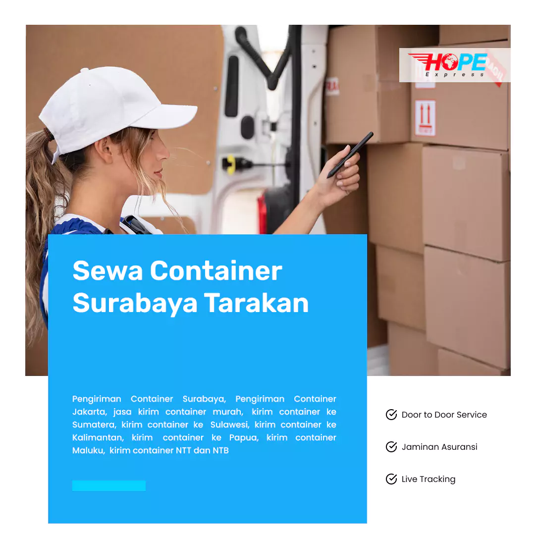 Sewa Container Surabaya Tarakan