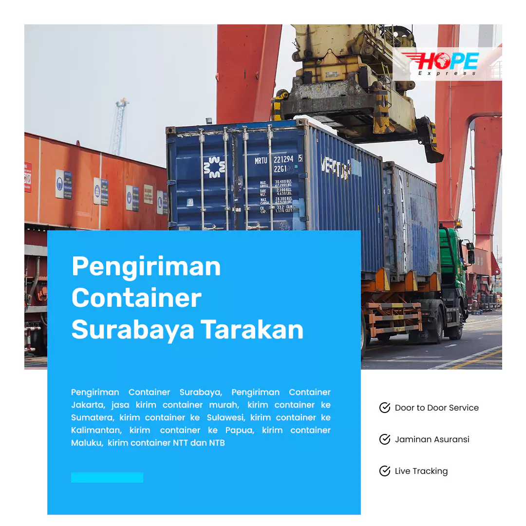 Pengiriman Container Surabaya Tarakan