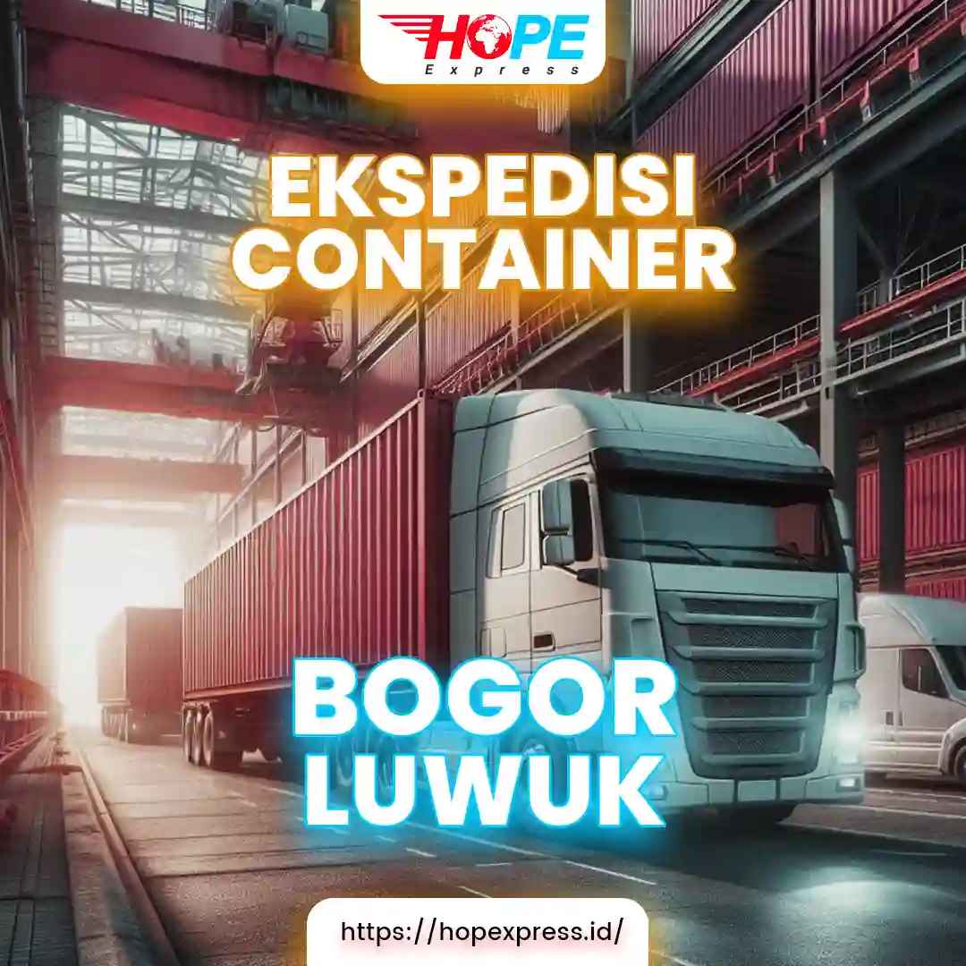 Ekspedisi Container Bogor Luwuk