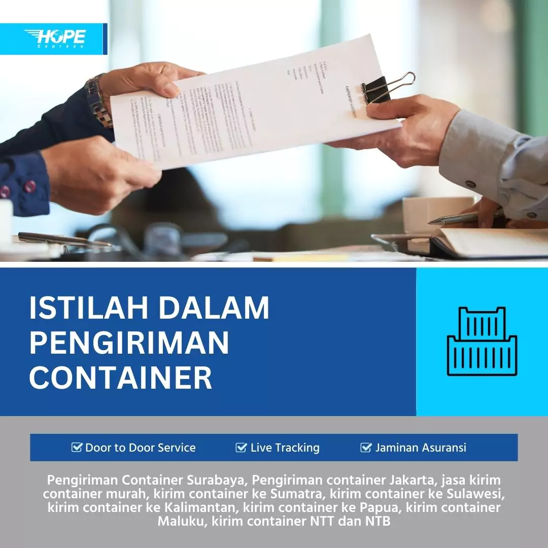 Istilah dalam Pengiriman Container