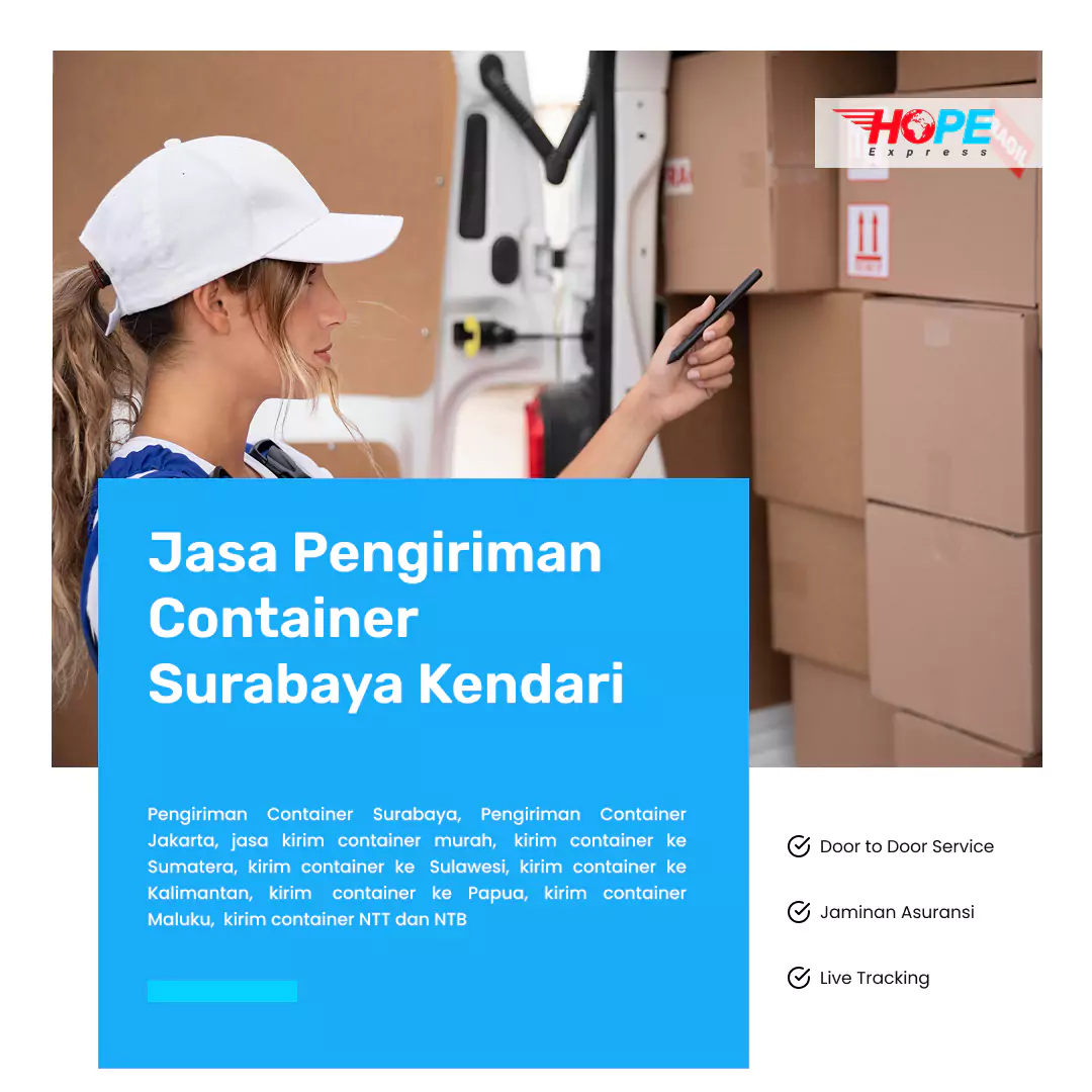 Jasa Pengiriman Container Surabaya Kendari