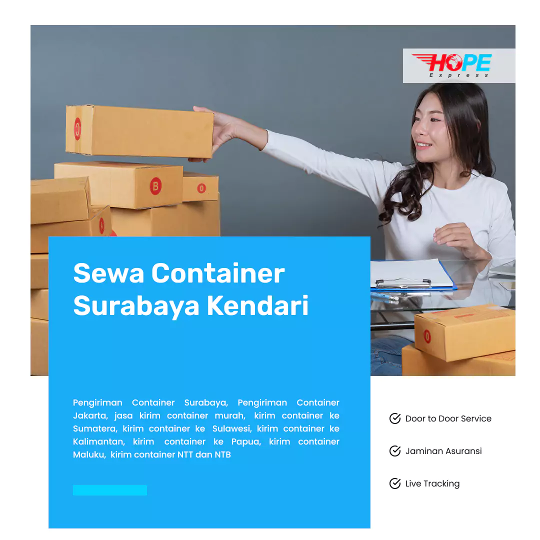 Sewa Container Surabaya Kendari