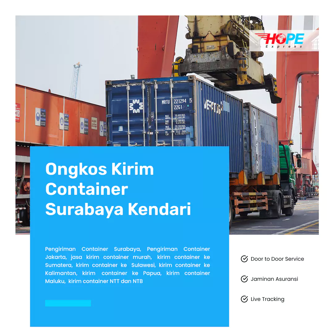 Ongkos Kirim Container Surabaya Kendari