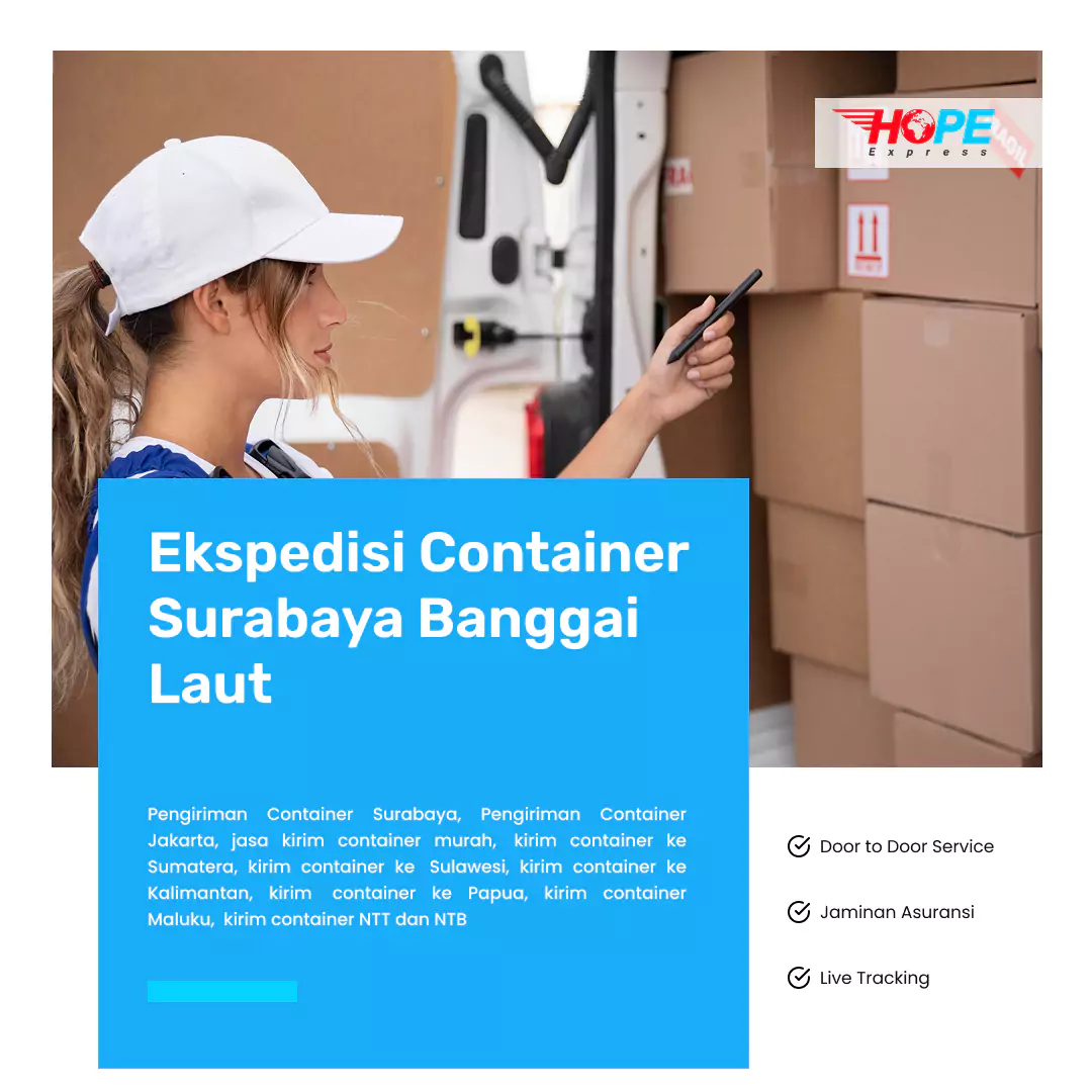 Ekspedisi Container Surabaya Banggai Laut