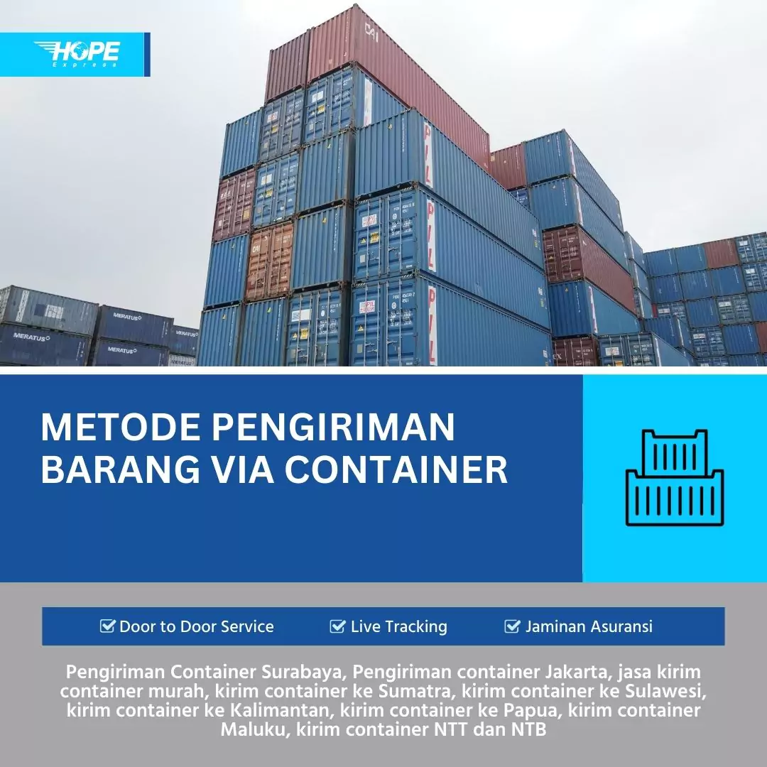 Metode Pengiriman Barang via Container