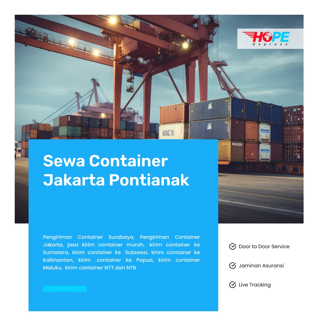 Sewa Container Jakarta Pontianak