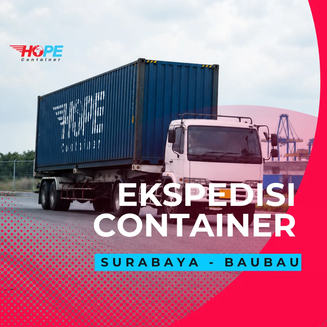 Ekspedisi Container Surabaya Baubau