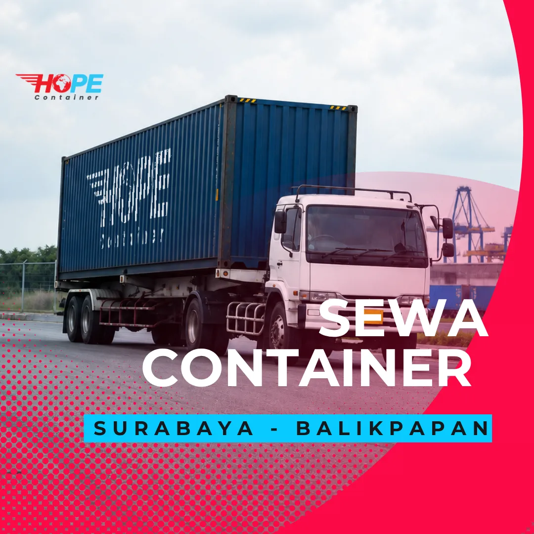 Sewa Container Surabaya Balikpapan