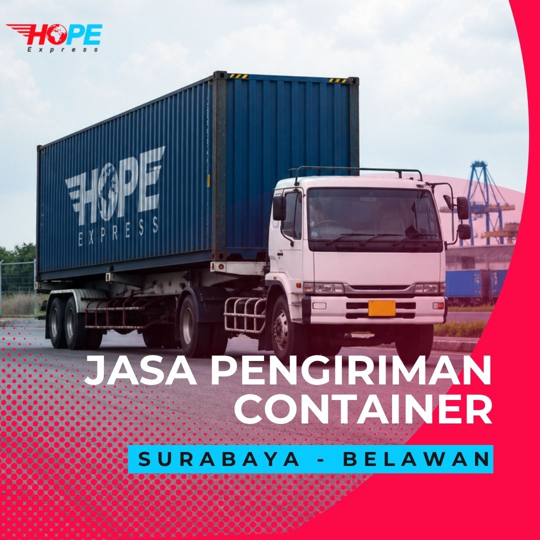 Jasa Pengiriman Container Surabaya Belawan