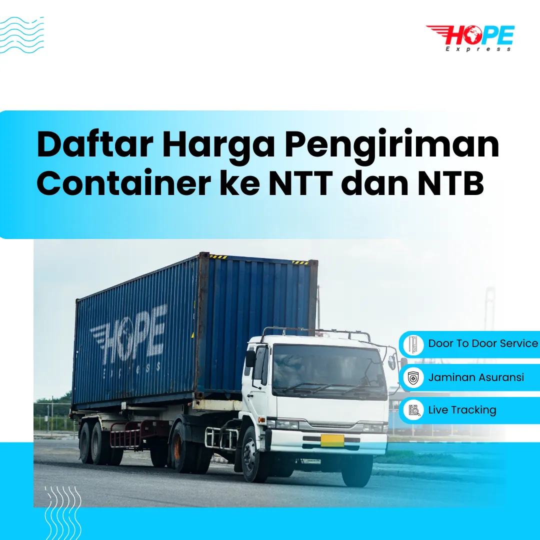 Daftar Harga Pengiriman Container ke NTT dan NTB