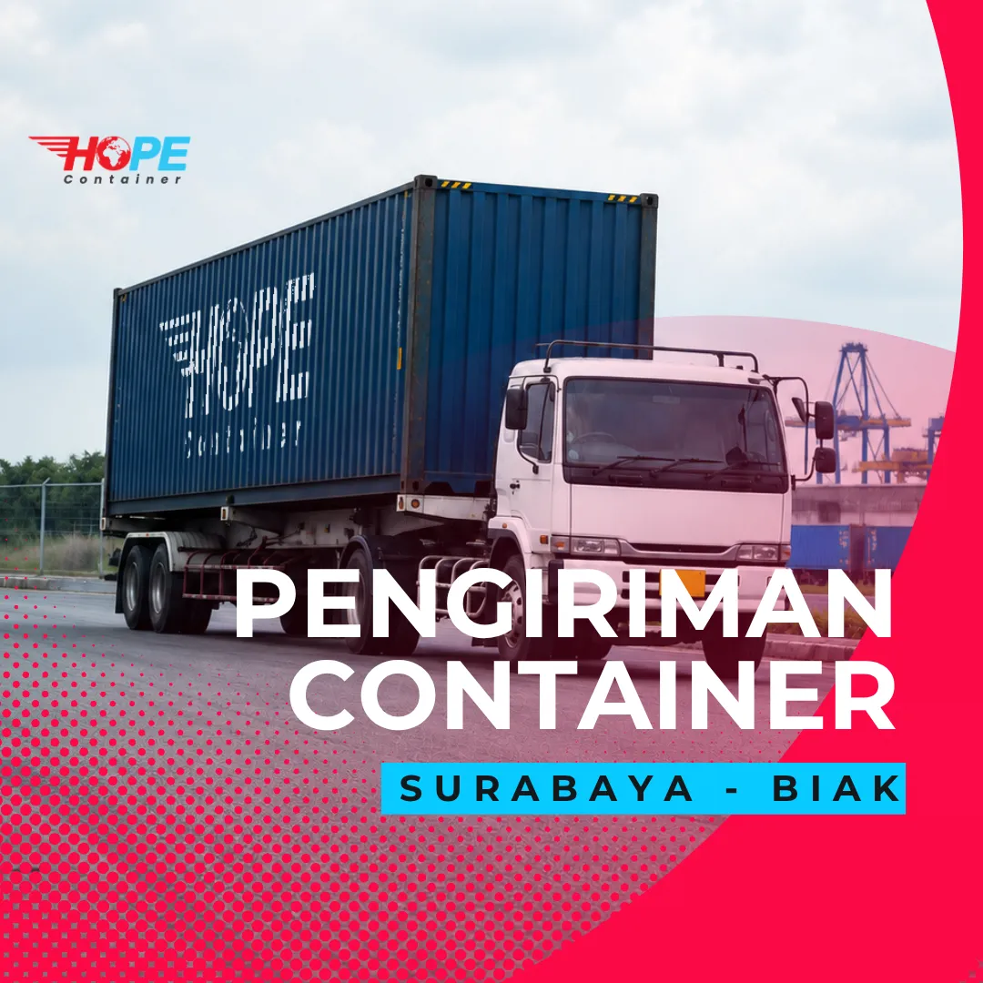 Pengiriman Container Surabaya Biak