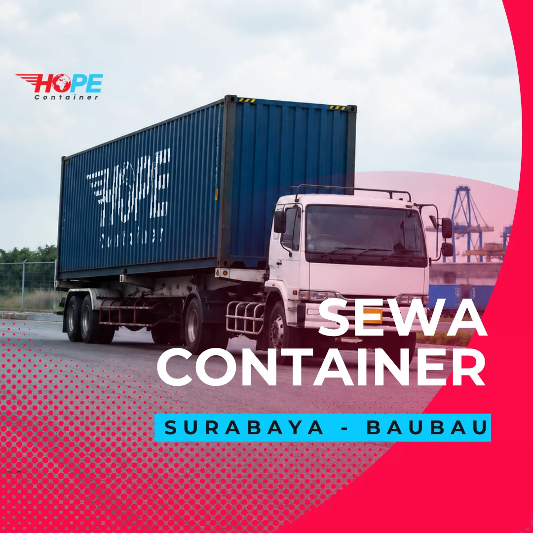 Sewa Container Surabaya Baubau