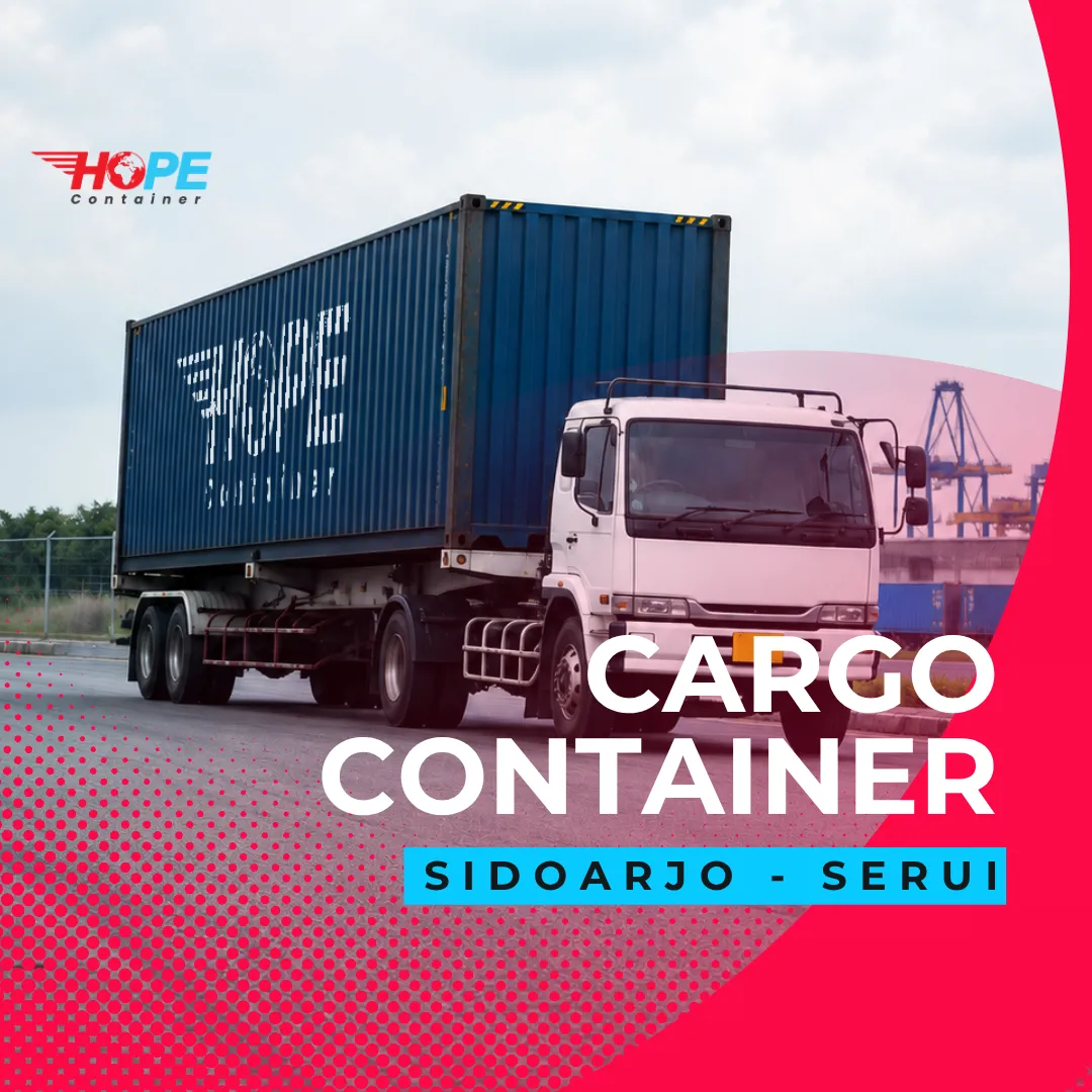 Cargo Container Sidoarjo Serui Murah