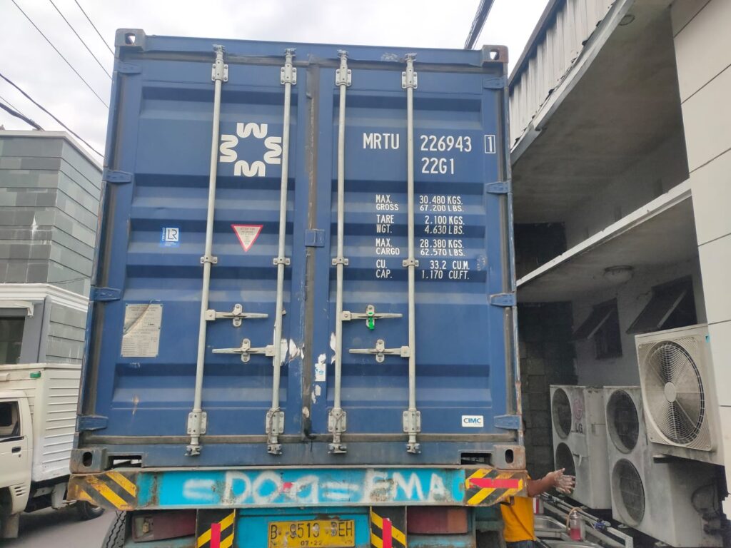 harga pengiriman container jakarta palembang