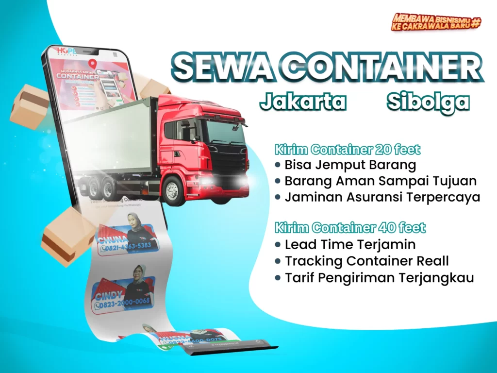 Sewa Container Jakarta Sibolga