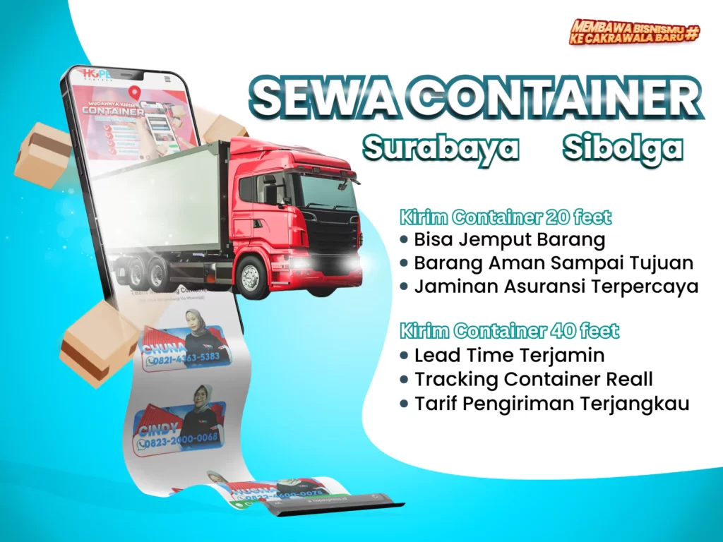 Sewa Container Surabaya Sibolga