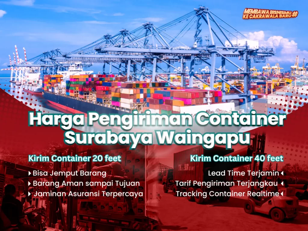 harga pengiriman container surabaya waingapu
